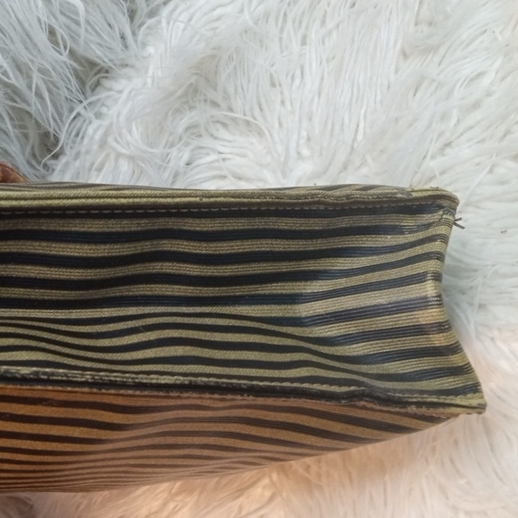 VINTAGE FENDI PENGUIN STRIPED TOTE BAG - Picture 10 of 17